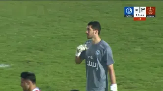 گل سوم پرسپولیس به استقلال خوزستان + ویدئو