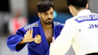 اولین مدال کاروان ایران در جودو به دست آمد