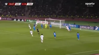 ویدیو: گل اول فرانسه به آذربایجان توسط ماتتا