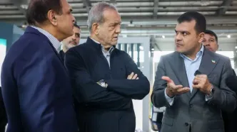 بازدید پزشکیان از نمایشگاه بین‌المللی فناوری نانو