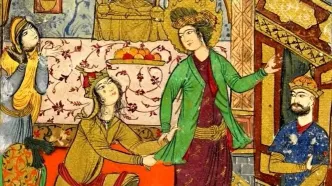 کشف یک نقاشی قدیمی از حضرت یوسف و زلیخا