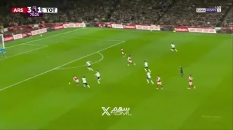 ویدیو: گل چهارم آرسنال به تاتنهام توسط ازه