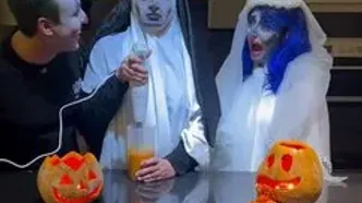 جشن هالووین در خانه فاطمه گودرزی؛ آموزش آشپزی!