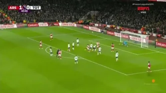 ویدیو: گل دوم آرسنال به تاتنهام توسط ازه