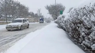 مازندران برفی می‌شود