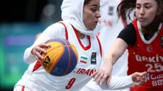 ناکامی در صعود به فینال تیم بسکتبال سه نفره زنان ایران