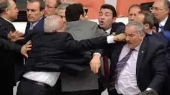 درگیری در پارلمان ترکیه/ ویدئو