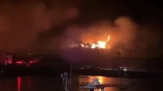 آتش‌سوزی مهیب در ژاپن؛ ۱۷۰ ساختمان در آتش سوخت