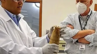 کشف کوزه باستانی حاوی مواد مخدر در مصر!