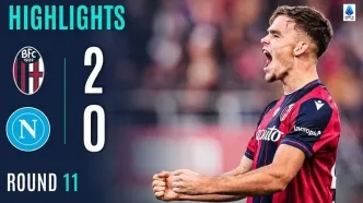 ویدیو| خلاصه بازی بولونیا ۲ - ناپولی ۰/ صدرنشینی پرید!