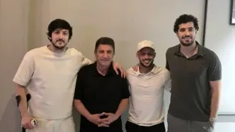 جلسه قلعه‌نویی با آزمون، قایدی و عزت‌اللهی در امارات