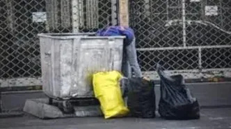 انداختن اوباش در سطل زباله با یازده میلیون بازدید/ ویدئو