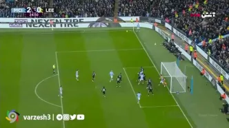 گل دوم منچسترسیتی به لیدز را ببینید + ویدیو