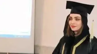 حضور بهنوش طباطبایی با بادیگارد در مراسم فارغ‌التحصیلی/ ویدئو