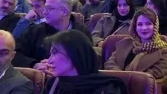 محسن تنابنده و هٌما در کنار هم در یک مراسم سینمایی