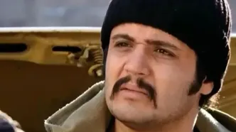 «کیانوش» 12 سال بعد سریال آوای باران در حال مجسمه‌سازی در خانه‌اش