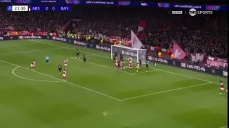 ویدیو: گل اول آرسنال به بایرن مونیخ توسط تیمبر