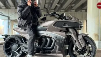 وقتی موتورسیکلت به یک شاهکار هنری تبدیل می شود