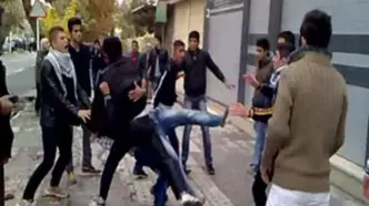 ویدئویی که از یک دعوای گروهی وایرال شد