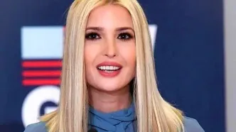 «ایوانکا ترامپ» در کنار پدر و مادرخوانده‌اش در یک هواپیمای شخصی؛ سال 1368