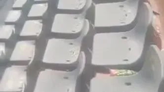 عجیب‌ترین استادیوم جهان در یاسوج! (ویدیو)