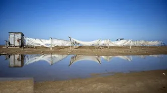 تصاویر؛ میانکاله در خطر خشکی