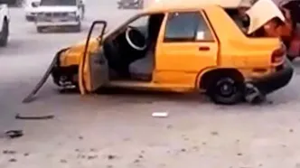 پرایدِ یاغی در عراق چندین خودروی لوکس را درو کرد!