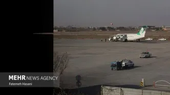 سانحه عجیب برای یک هواپیما در فرودگاه مشهد