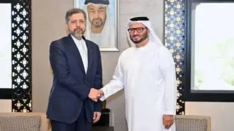 دیدار دیپلمات ارشد ایرانی با مقام اماراتی