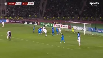 ویدیو: گل سوم فرانسه به آذربایجان توسط خفرن تورام