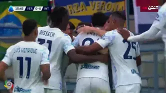 گل اول اینتر به هلاس‌ورونا را ببینید + ویدیو