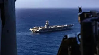 ناو هواپیمابر آمریکا وارد کارائیب شد