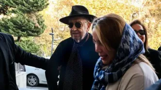 بهمن فرمان آرا در مراسم ترحیم همایون ارشادی + عکس