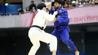 اولین مدال کاروان ایران در جودو به دست آمد