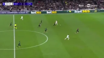 ویدیو: گل سوم تاتنهام به اسپورتینگ توسط میکی فن ده وین