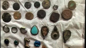 کشف گنجینه‌ای از دوره ساسانی در داراب فارس