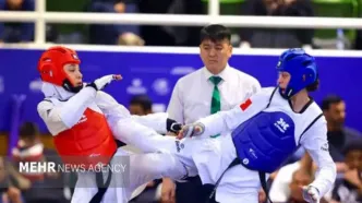 ساینا کریمی به نیمه نهایی تکواندو رسید