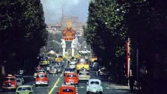 عکس قدیمی از خیابان ولیعصر که قطعا ندیده‌اید