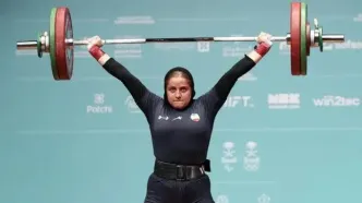 نماینده ایران در وزنه‌برداری بانوان با یک طلا و دو برنز خوش درخشید