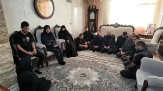 دلجویی هیأت اعزامی شهردار تهران از خانواده‌های پاکبانان جان‌باخته