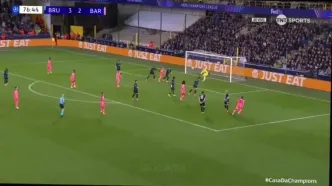 ویدیو: گل سوم بارسلونا به کلوب بروژ با گل به خودی زولیس