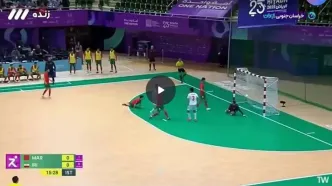 ویدیو| خلاصه فوتسال ایران ۵ مراکش ۰/ قهرمانی در بازی‌های کشورهای اسلامی