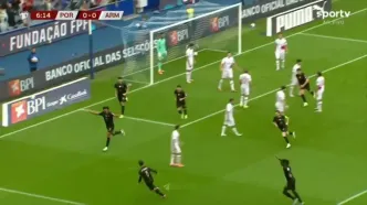 ویدیو: گل اول پرتغال به ارمنستان توسط ویگا