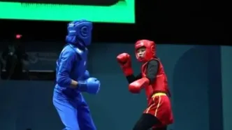 سارا شفیعی در رقابتهای ووشو قهرمان شد/ احترام نظامی شیردختر ایران