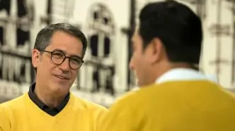 فرهاد جم و امین زندگانی در پشت صحنه سریال ساهره