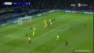 ویدیو: گل اول پاری سن ژرمن به تاتنهام توسط ویتینیا