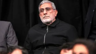 حضور سردار قاآنی فرمانده سپاه قدس در سالن معراج شهدا