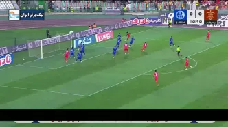 گل اول پرسپولیس به استقلال خوزستان توسط رفیعی