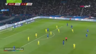 خلاصه بازی فرانسه مقابل اوکراین را ببینید + ویدیو