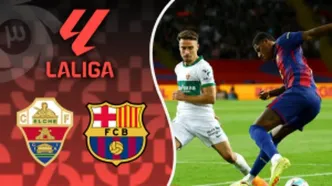 خلاصه بازی بارسلونا - الچه